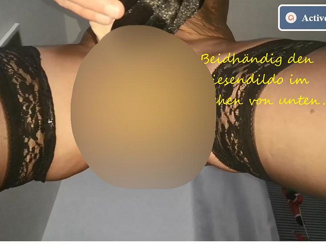 Dosendicker dil*o und ich pi**e fast die Cam voll