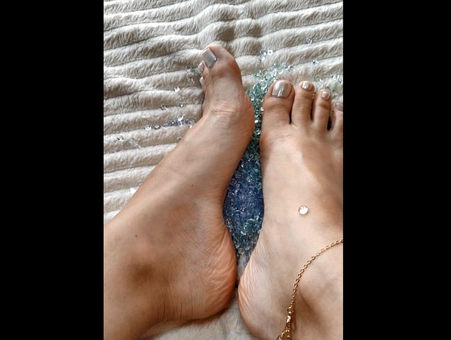 Perlen auf meine Füße