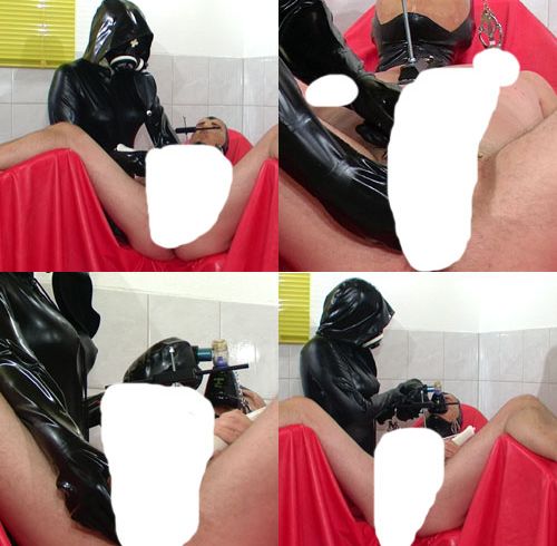 Stahl Eierpresse und vi*ro Orgasmus