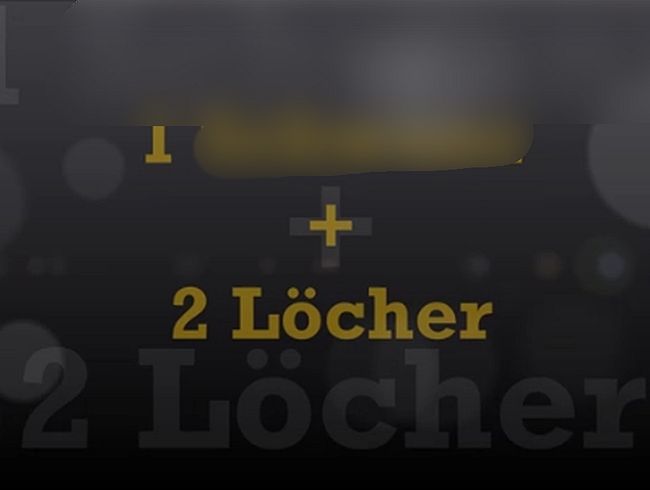 1 schw**z + 2 lö**er