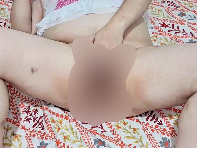 Junges mäd**en und junges Fell saugen sper*a und musc** ab