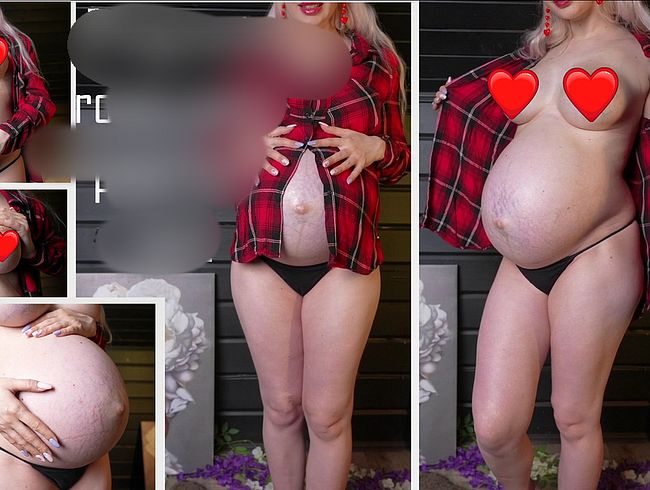 Schwangere Mitbewohnerin bezahlt ihre Miete mit ihrem Körper