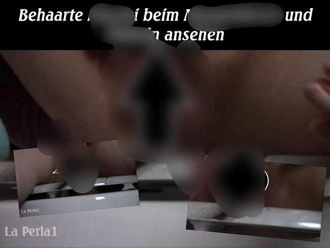 Behaartes fö**chen beim pin**ln und Masturbieren ansehen
