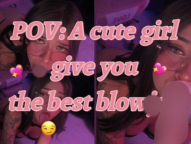 Süßes mäd**en gibt dir einen guten bl*wjob