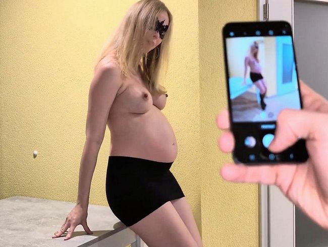 Schwangerschafts Shooting eskaliert! Der Trick hat funktioniert inklusive heftigem Küchentischfi**!