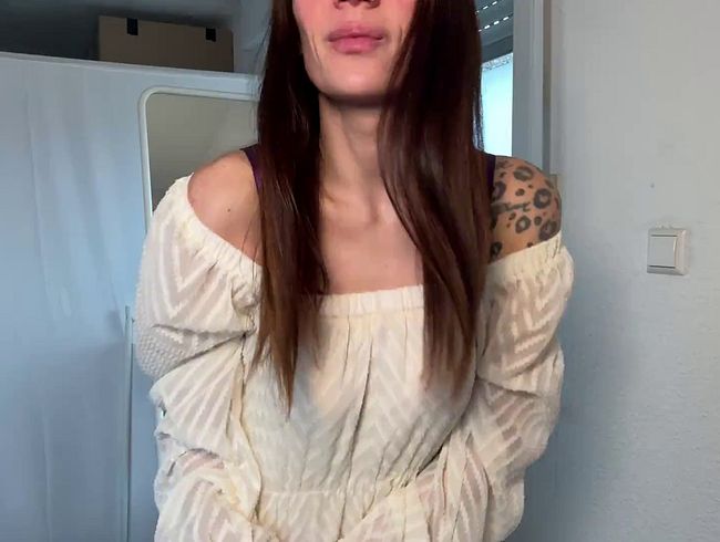 Upps....ich kann es nicht glauben, ich habe es getan! Ich zeige mich KOMPLETT Nackig.