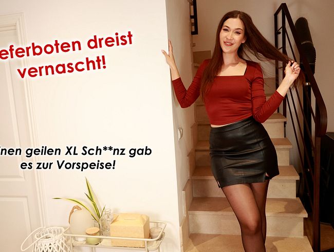 Lieferboten dreist vernascht! Seinen geilen XL schw**z gab es zur Vorspeise!