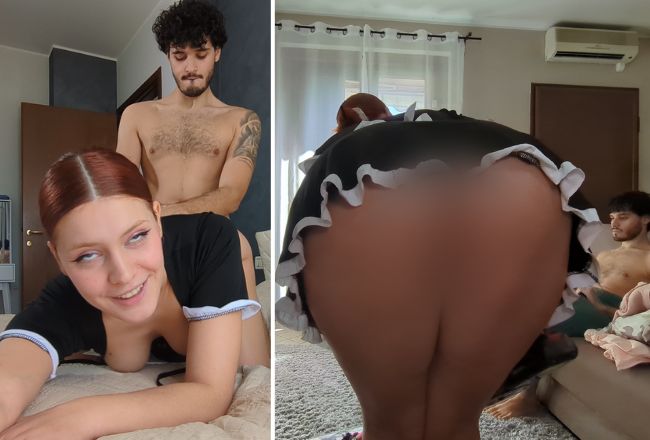 Putzfrau: Wird Hart Gefi**t Vom Hausbesitzer (Englische Untertitel)