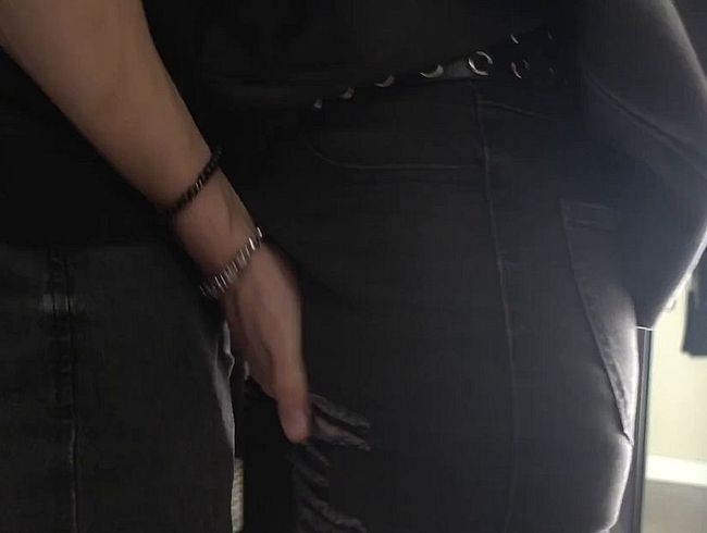 Beim shoppen getroffen, bl*wie in der Umkleide - volle Länge