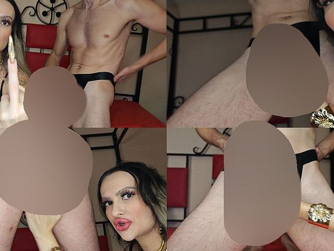 Bi/Schwulen-Ermutigung, Demütigung, Spucken, Mittelfin**r, sper*a-Anbetung