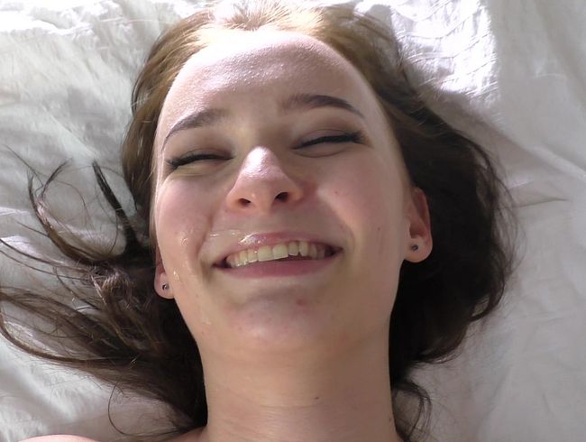 Mein Geschenk von Valentin: Endlich lec*eres sper*a schlürfen!!!