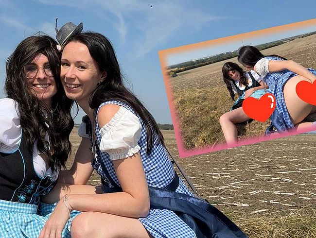 Horny Heimweg! Öffentliche les**nspiele nach der Party!