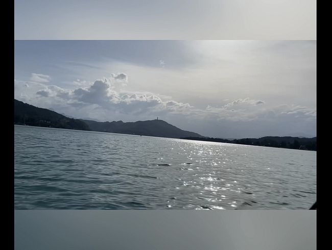 Outdoor cream**e am Boot