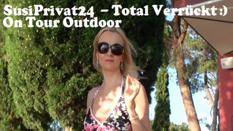TOTAL VERRÜCKT Outdoor mastubiert unter Urlaubern*Kein fake