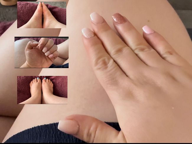 Fuß und Hand fetisch video schau dir meine geilen füße und Nägel an (ohne Ton)