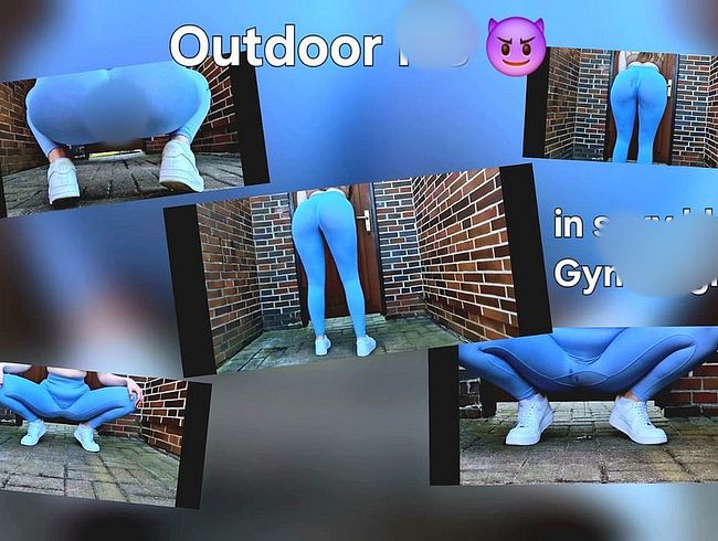 Mein köstlicher naturs*** ! NS Outdoor ! in s*xy Gymleggings !