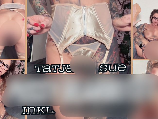 High Heels, Dirty Talk & Nylons: Heiße dil*o-Action mit ana*plug & explosivem Orgasmus