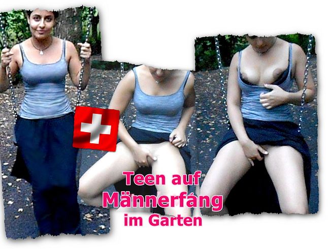 Mir war es im Garten langweilig, und da kam er und filmt mich..hihihi
