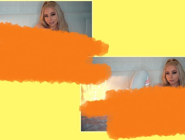 Weisse Socken - Explodier auf meinen Overknees